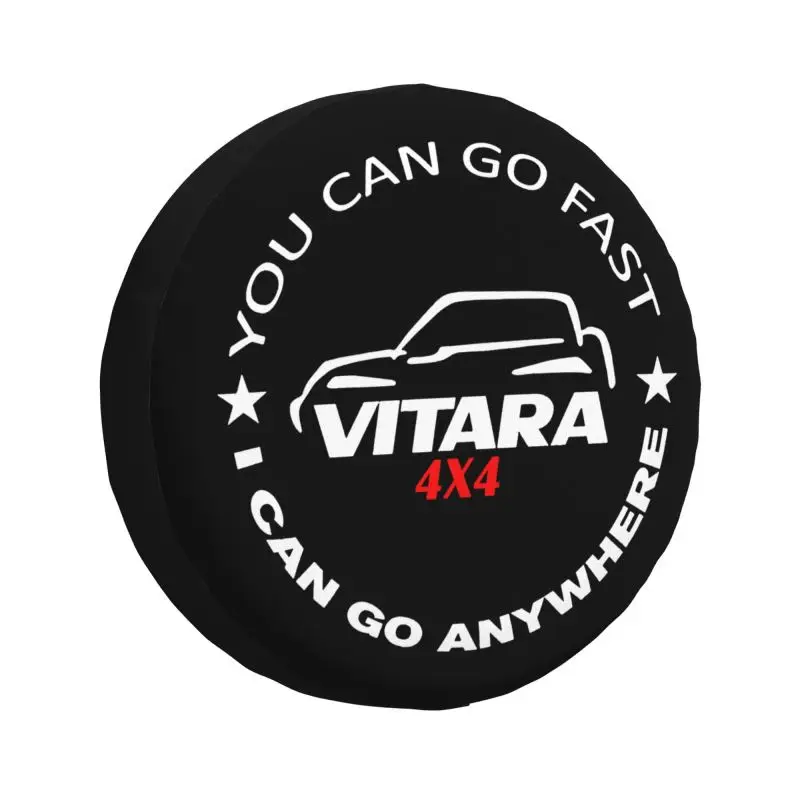 

Go Adventure Off Road Tire Cover 4WD 4x4 RV Creative Spare Wheel Protector for Vitara Jeep Grand Cherokee 14" 15" 16" 17" Inch