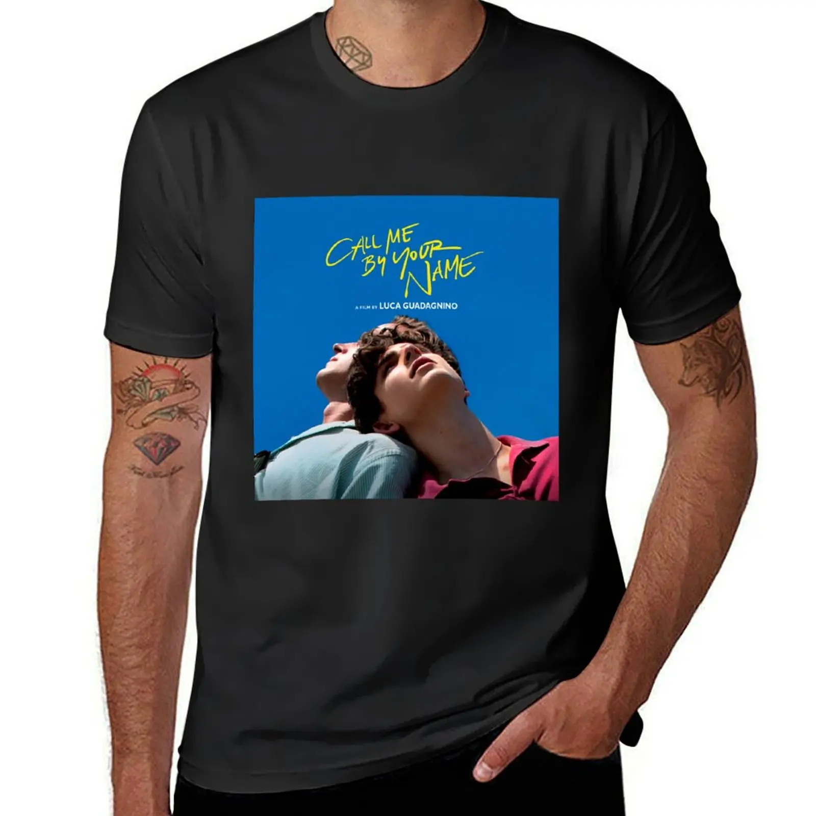 

Call me by your name Classic poster T-Shirt aesthetic clothes sublime black t-shirts for men