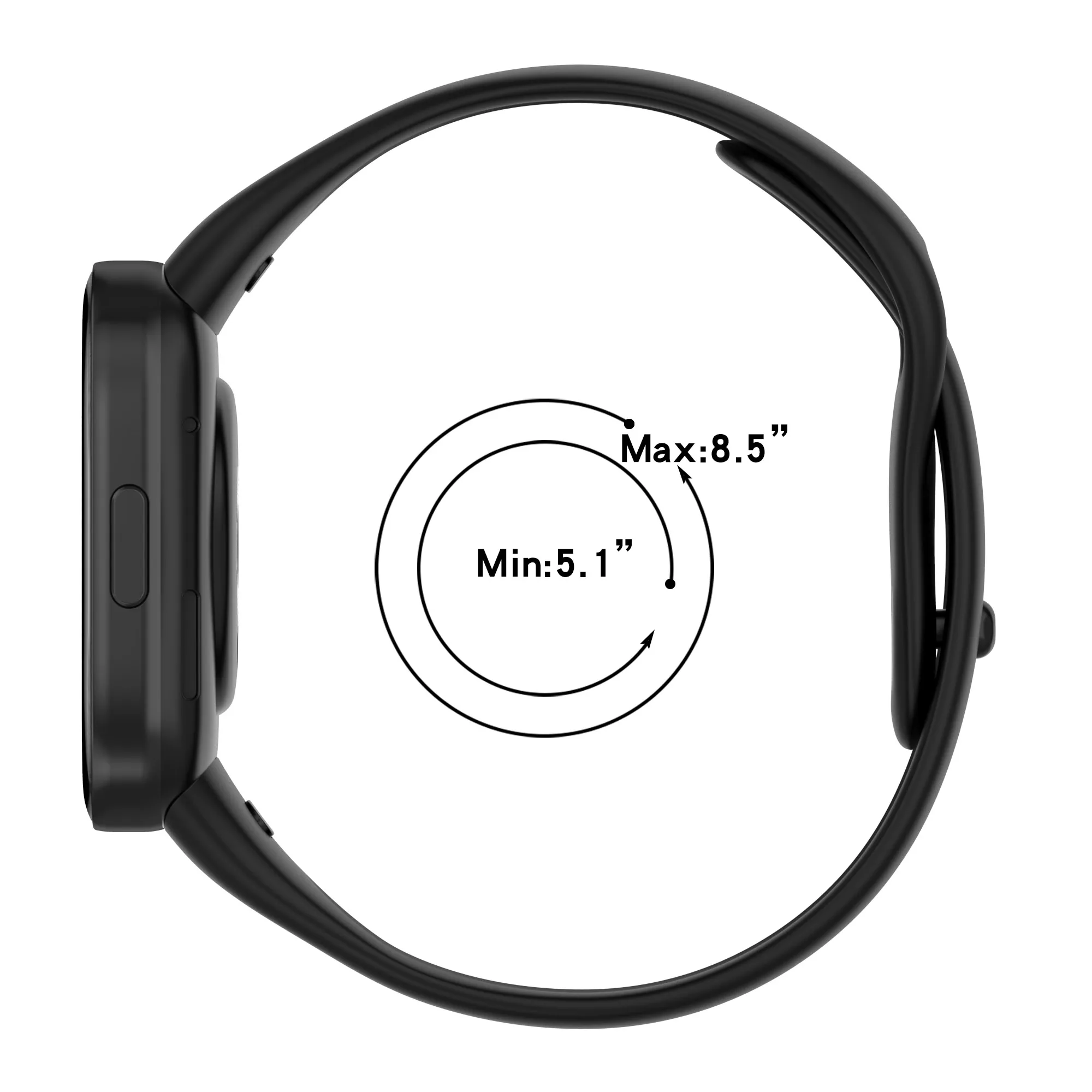 Silicone Watch Band Strap for Smartwatch - Original Wristband Bracelet Accessory