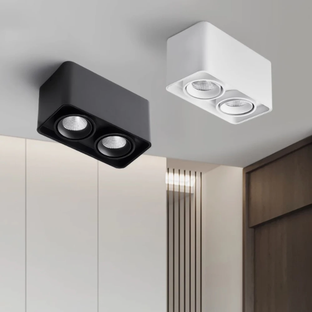 Description Picture 3 of itemSurface Mounted Dimmable COB LED Downlights 10W 15W 20W 30W LED Ceiling Spot Lights AC85-265V LED Ceiling Lamp Indoor Lighting