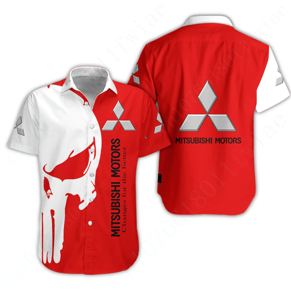 

Mitsubishi Shirts For Men Women Unisex Clothing Casual Shirts And Blouses Harajuku Button Cardigan Anime Oversized T-shirt