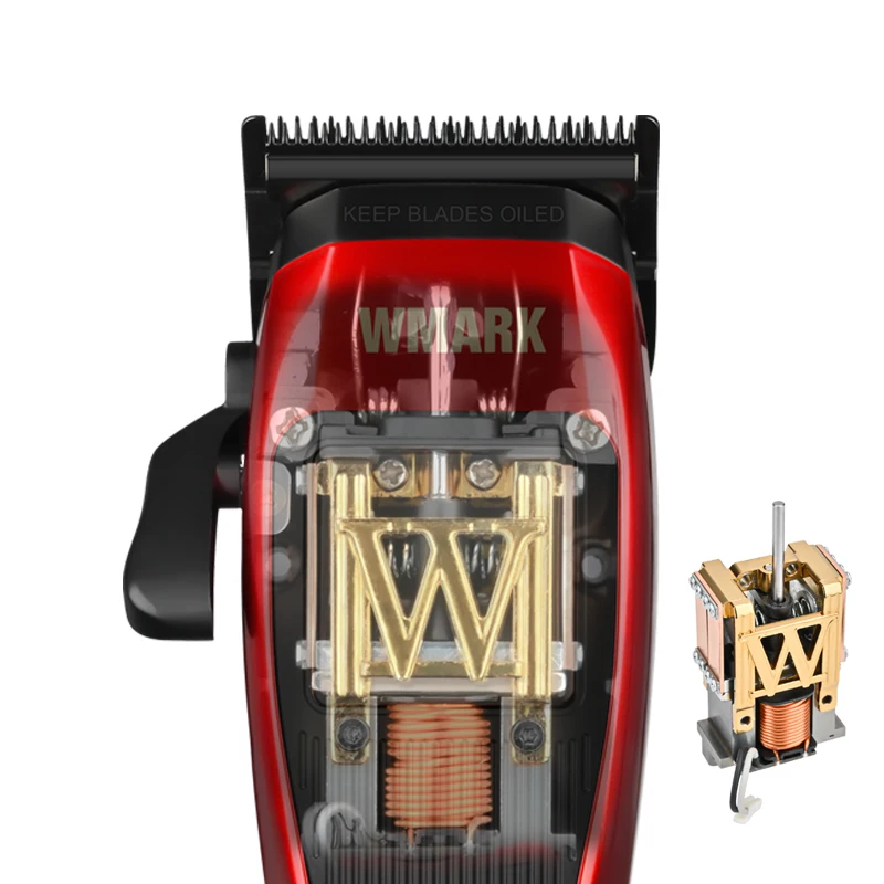 WMARK-NG-X1 maglev高速ヘアクリッパー、電気トリマー、切断、ヘア