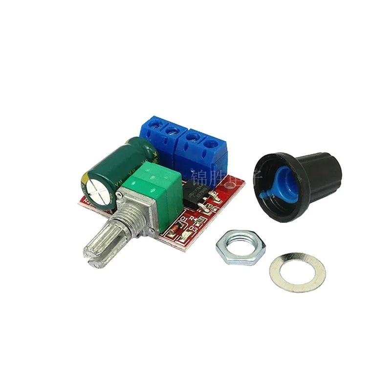 

PWM DC Motor Speed Controller 3V-35V Switch Board LED Dimming 5A Function Module