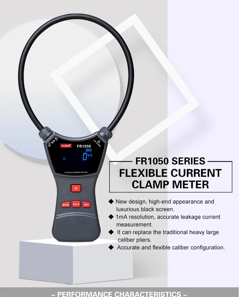 FR1050E FR1050 FR1050A Large Leakage Current Ammeter Tester 10000A Flexible Digi