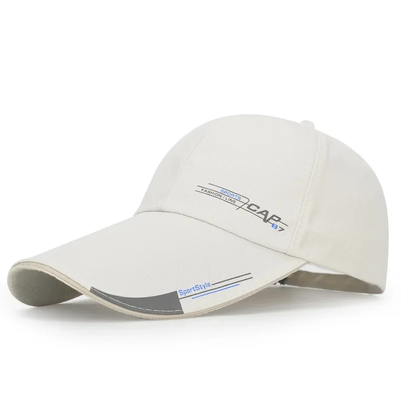 Quick Dry Waterproof Sport Duck Tongue Sun Hat Outdoor Space Baseball Cap Adjustable High Ponytail Hat