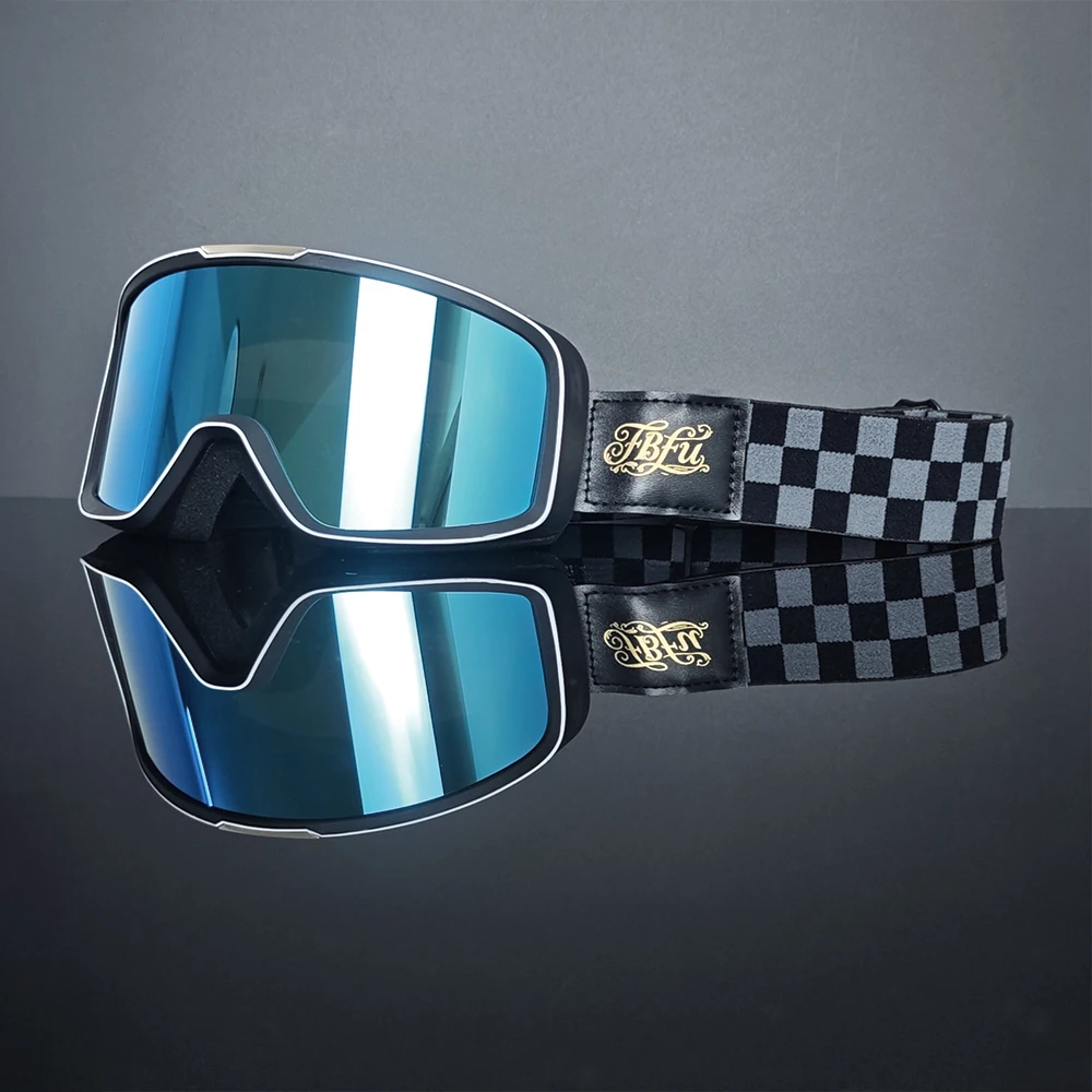 Scratch Resistant Motorbike Eyeglasses High Quality Lens Keep Clear View On Long Distance Outdoor Trip