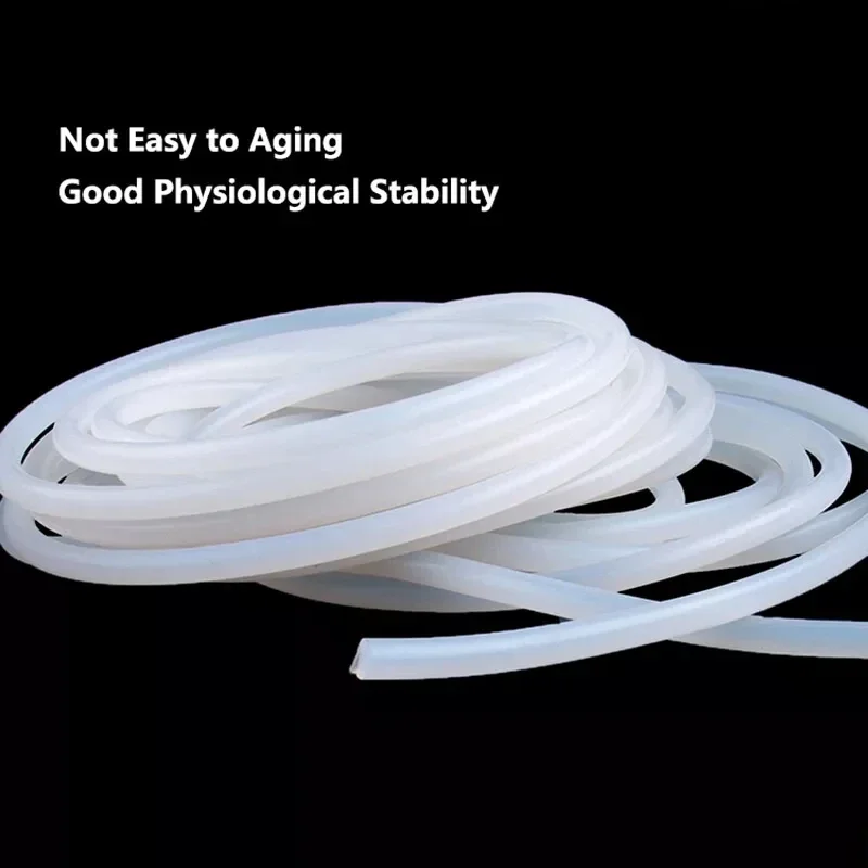 Silicone Rubber Sealing Strip 1/2Meter Solid Round Bar Rods &Oslash;1mm to 25mm High Temp Waterproof