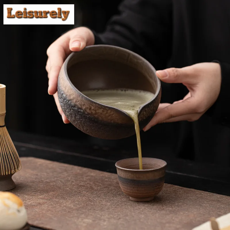 Handmade Gold-plated Iron Glazed Tea Set Complete Set Luxury Japanese Matcha Set Kit Starter Kit Utensil For Beverage Shop Gift