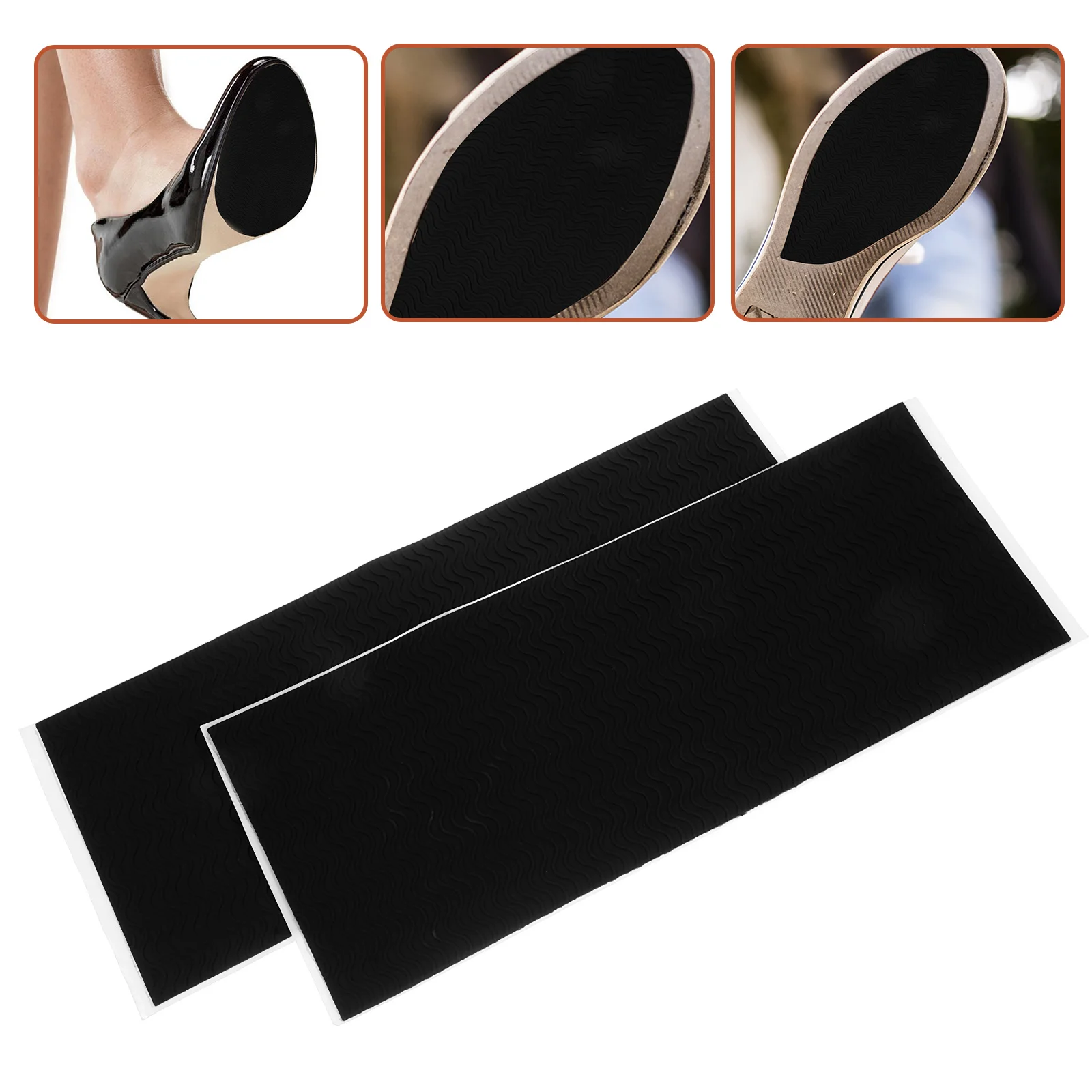 

2 Pcs Anti-wear Stickers for Soles Non Slip Shoe Pads Gym Shoes Mute Sneaker Sport Patch High Heels Protector