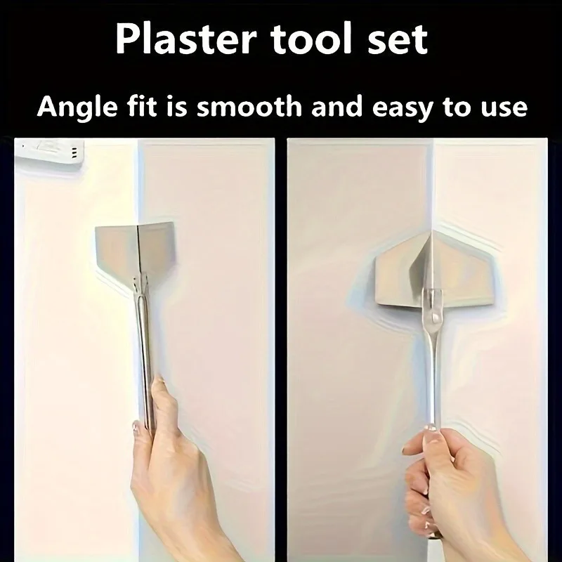 4pcs Wall Corner Spatula Tool Set Metal Construction for Wall Repair and Smoothing drywall spatula,plastering blade,wall plastering trowel