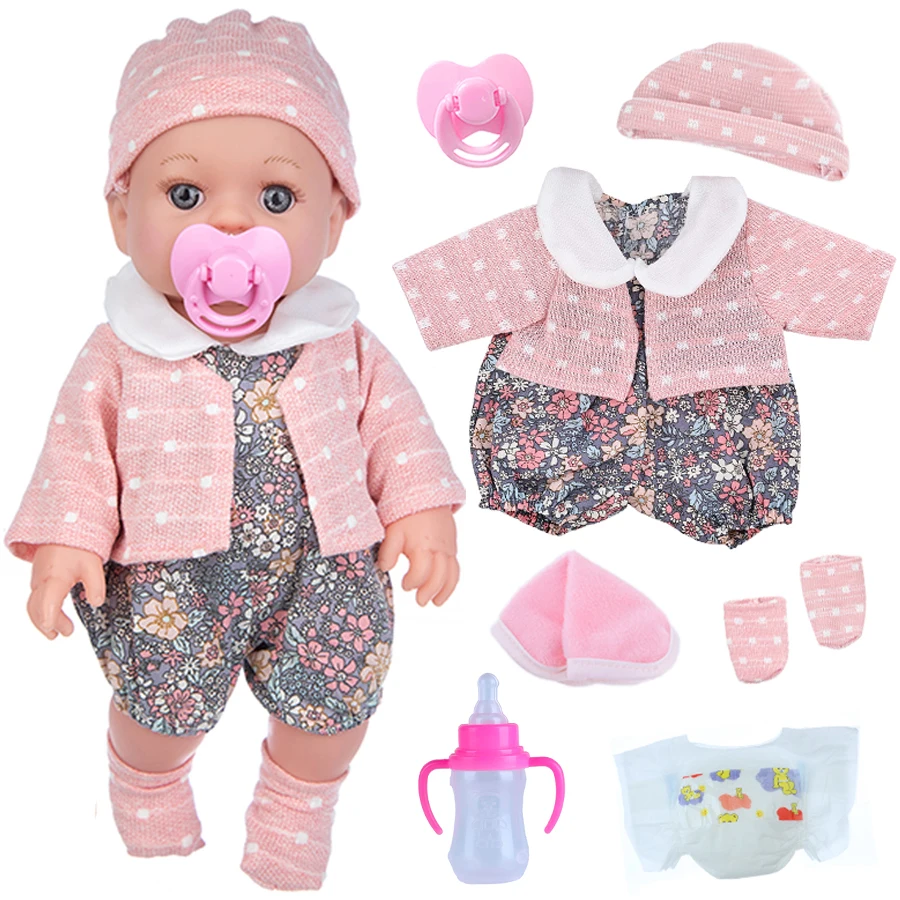 Washable Reborn Baby Doll with Detachable Clothes 5