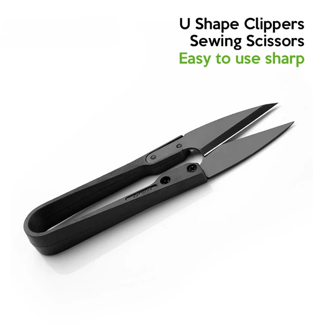 Stainless Steel U Shape Clippers  Stainless Steel Sewing Scissors - 2pcs  Sewing - Aliexpress