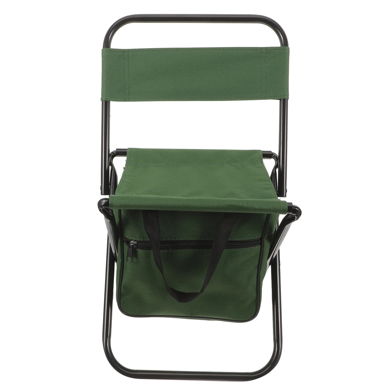 

Outdoor Folding Chair Storage Bag Stool Matza Backrest Green Foldable Camping Chairs Fishing Portable Small Metal Collapsible