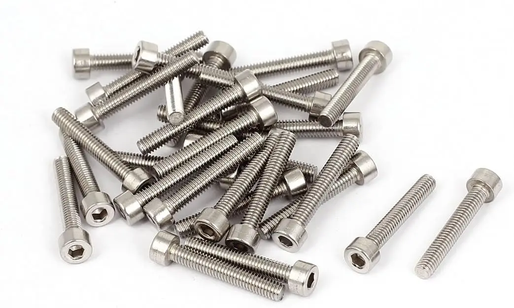 

Keszoox M4x25mm Stainless Steel Hex Socket Head Cap Screws Bolts DIN 912 30pcs
