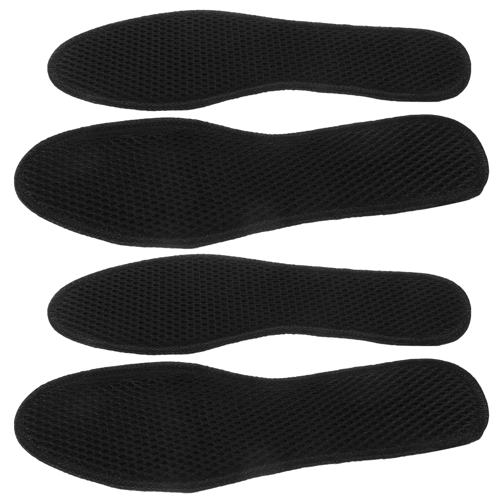 

2 Pairs of Charcoal Shoe Insoles Odor Fighting Insoles Wetness and Odor Absorbing Shoe Liner Absorb Sweat Insoles for Men and