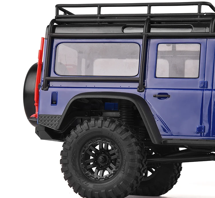 GRC TRX4M Edelstahl-Diamantbleche, karierte Platte, dekoratives Schutznetz für TRX4m Defender Upgrade-Optionsteile # G178 – Detail 7