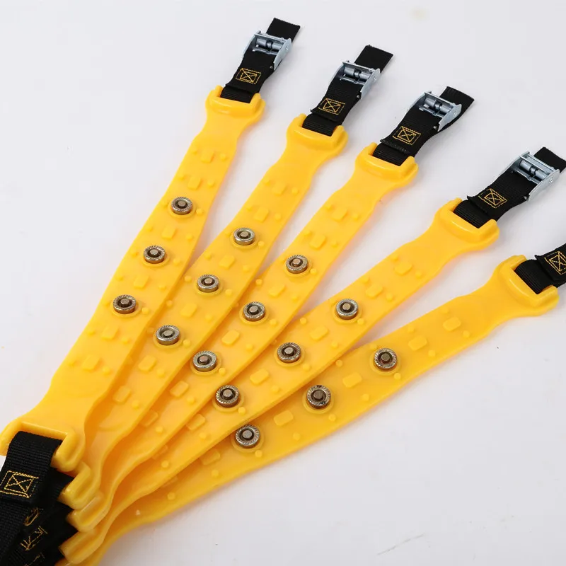 1pcs Car Snow Chains Premium Quality Strong Durable All Season Anti-Skid Car SUV and Pick Up Patterned Tire Chains
