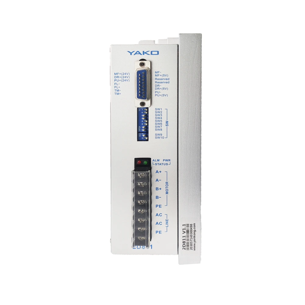 CNC 스텝퍼 모터 드라이버, YAKO 2D811, 2 상, 신제품 및 