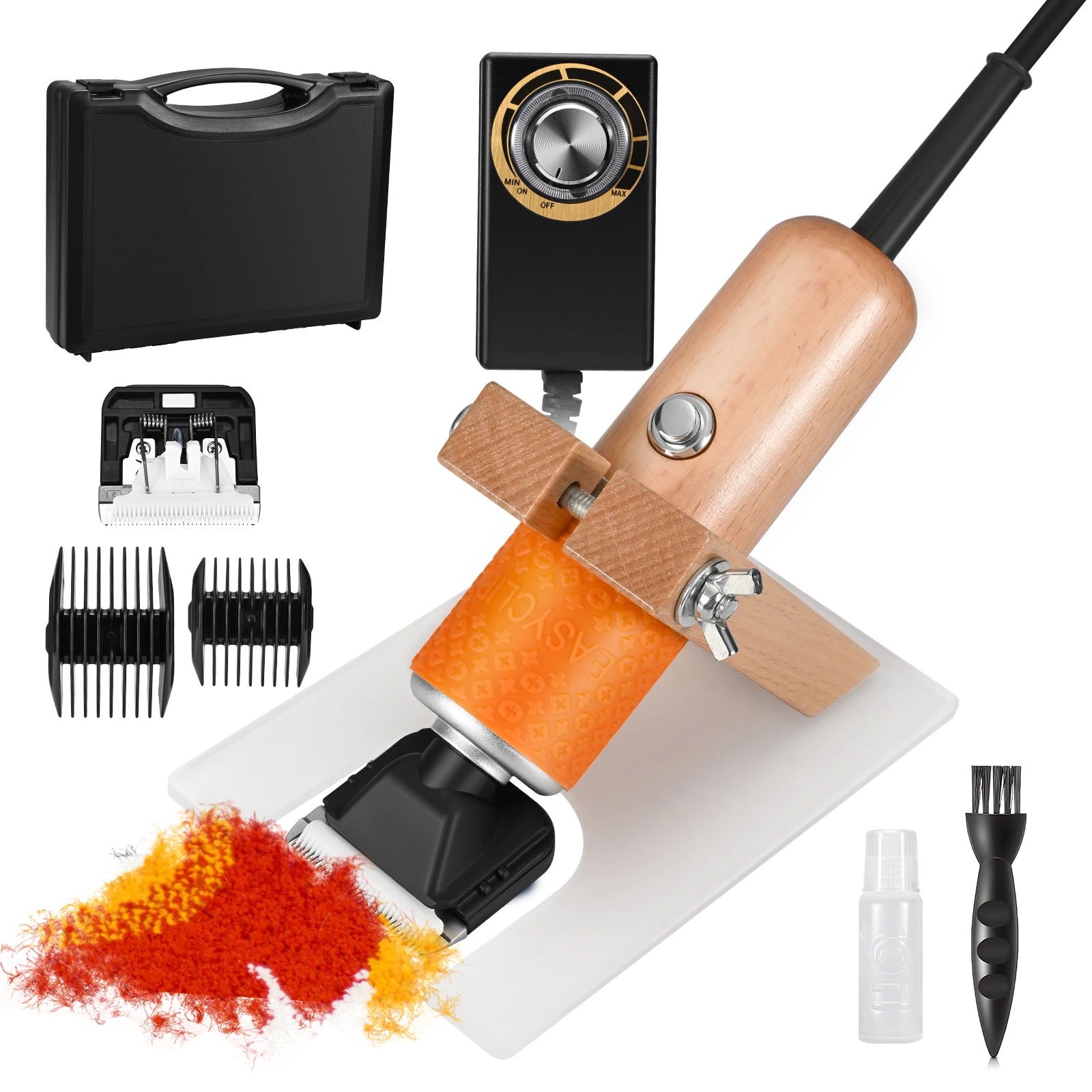 Tufted Rug Carpet Sheep Trimmer Tufting Gun Artufting Starter Kit Rug Making Tufting Kit Shears DIY Tufting Gun Trimmer Scissors
