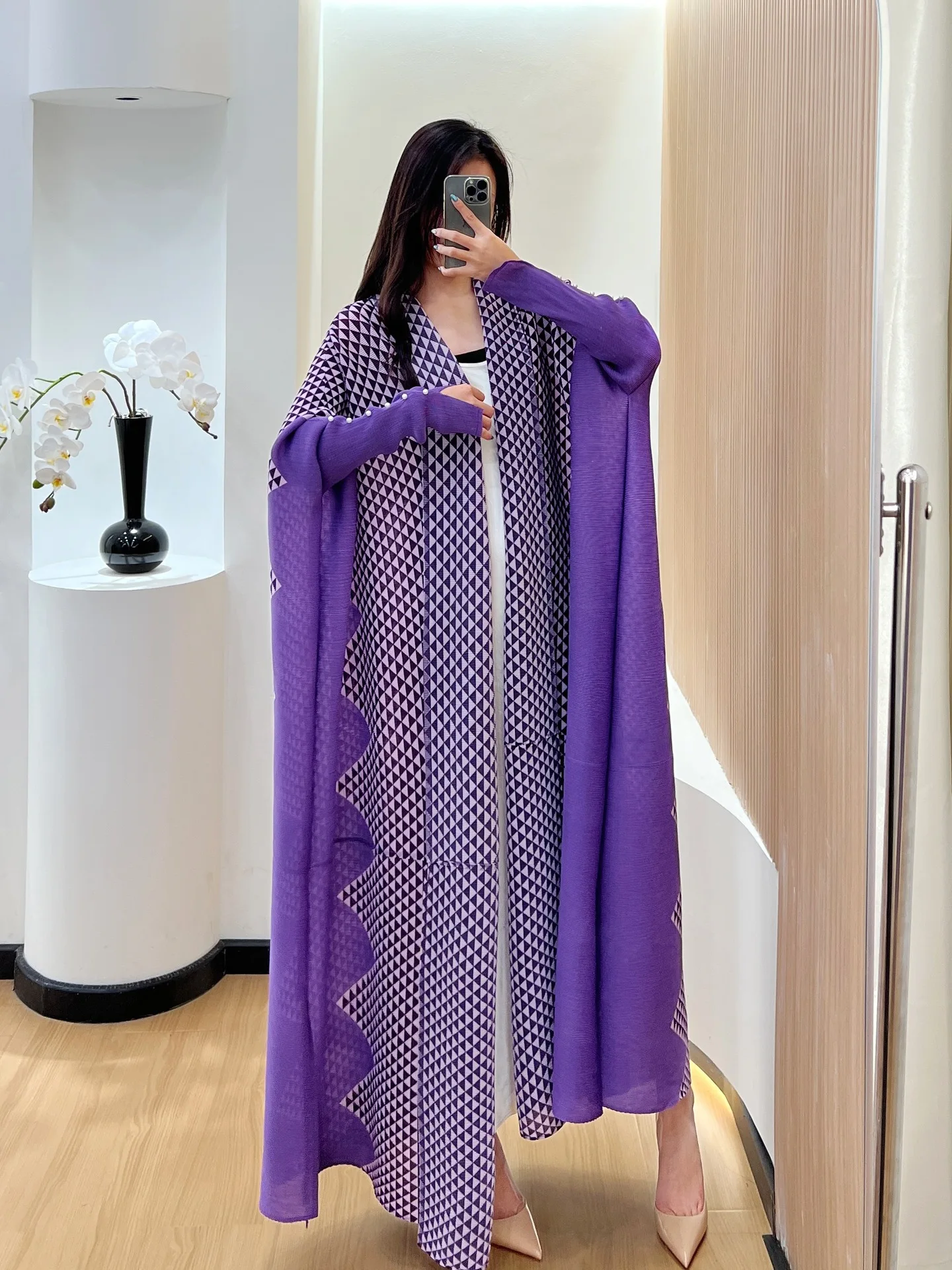 الشرق الأوسط ملابس مسلمة عباية رداء ساخن ألوان متب...