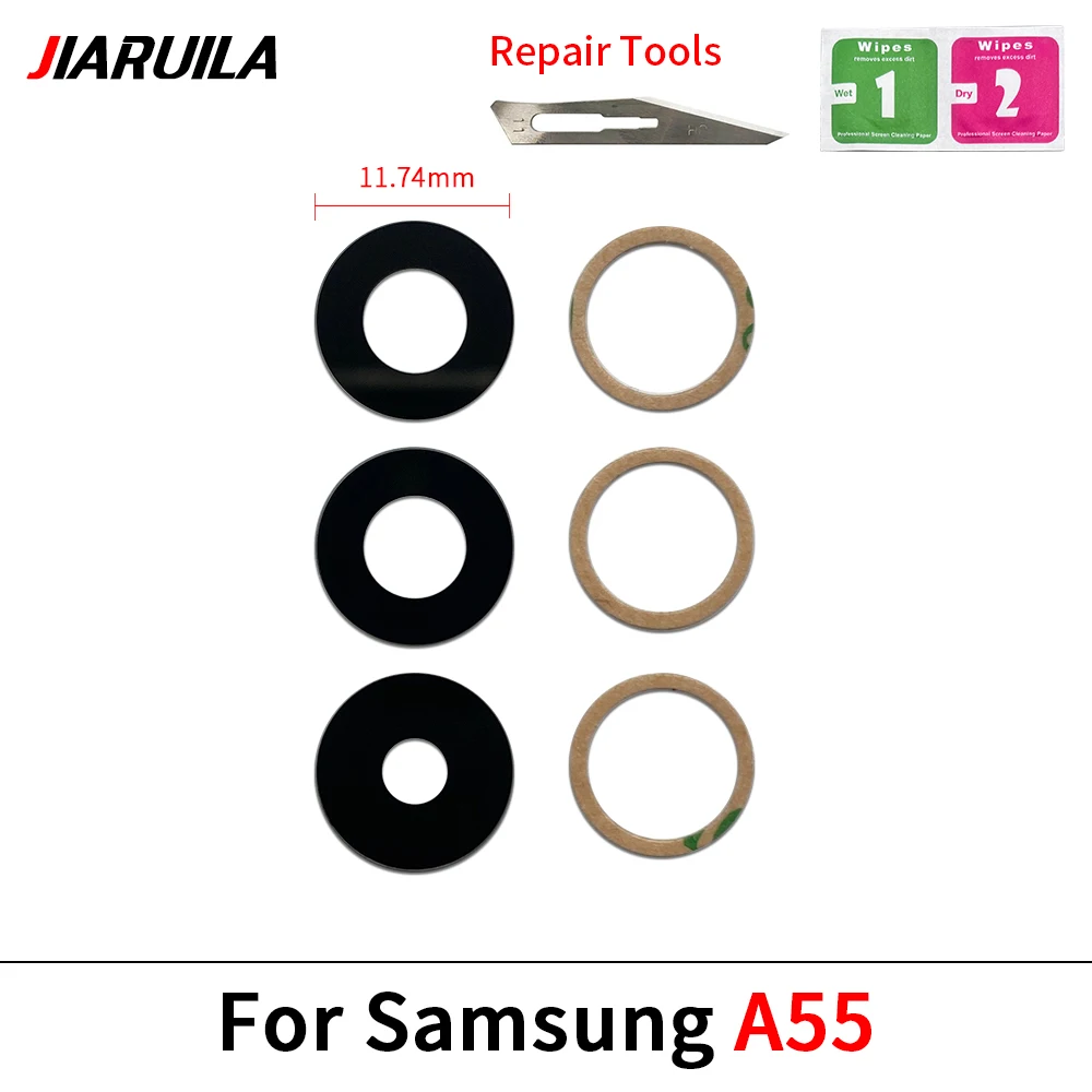 Premium Rear Camera Glass Lens with Adhesive