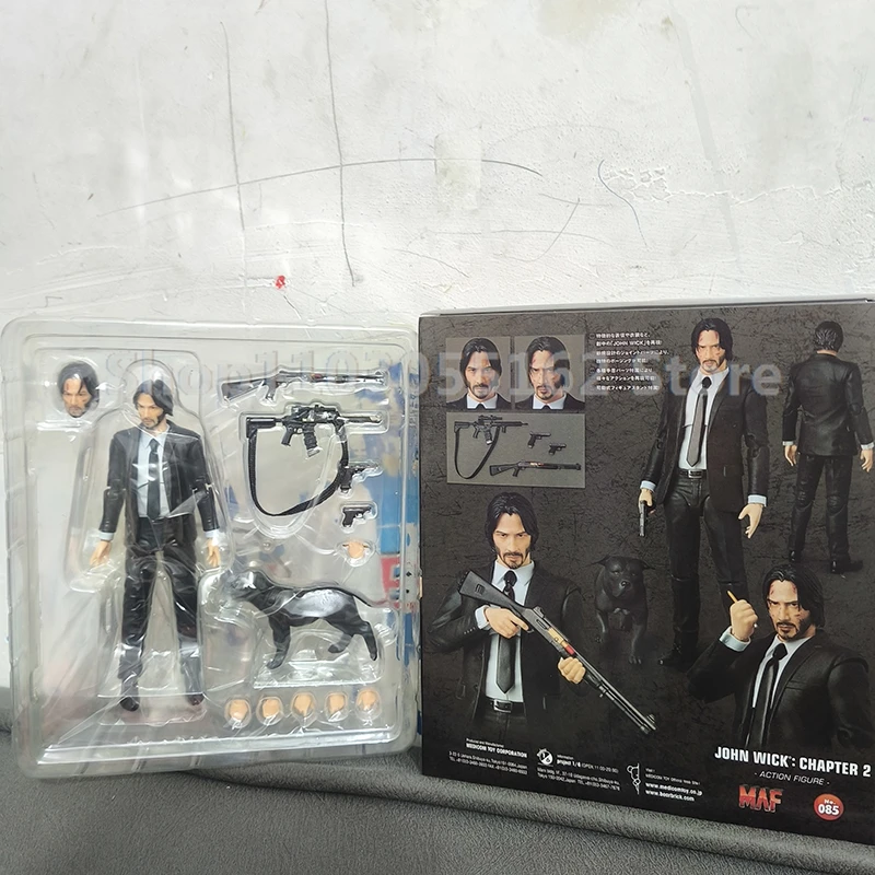 Mafex 085 JOHN WICK Chapter 2 with Dog Figure Chapter 4Mafex