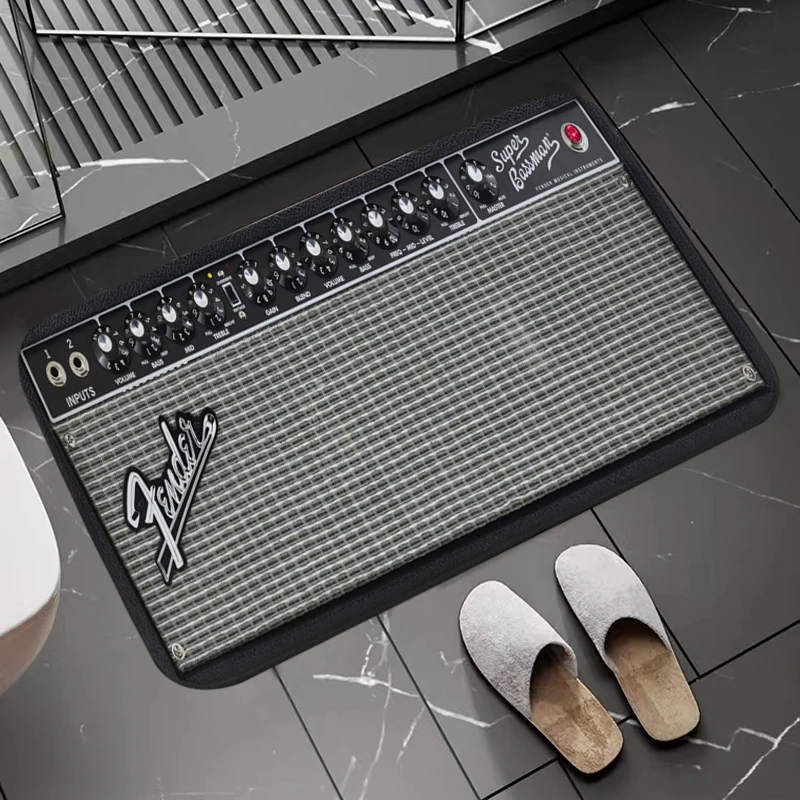 

Fender Door Mat For Bathroom Kitchen Long Corridor Carpet Non-Slip Living Room Rug Home Decor Absorbent Bath Mats Floor Doormat