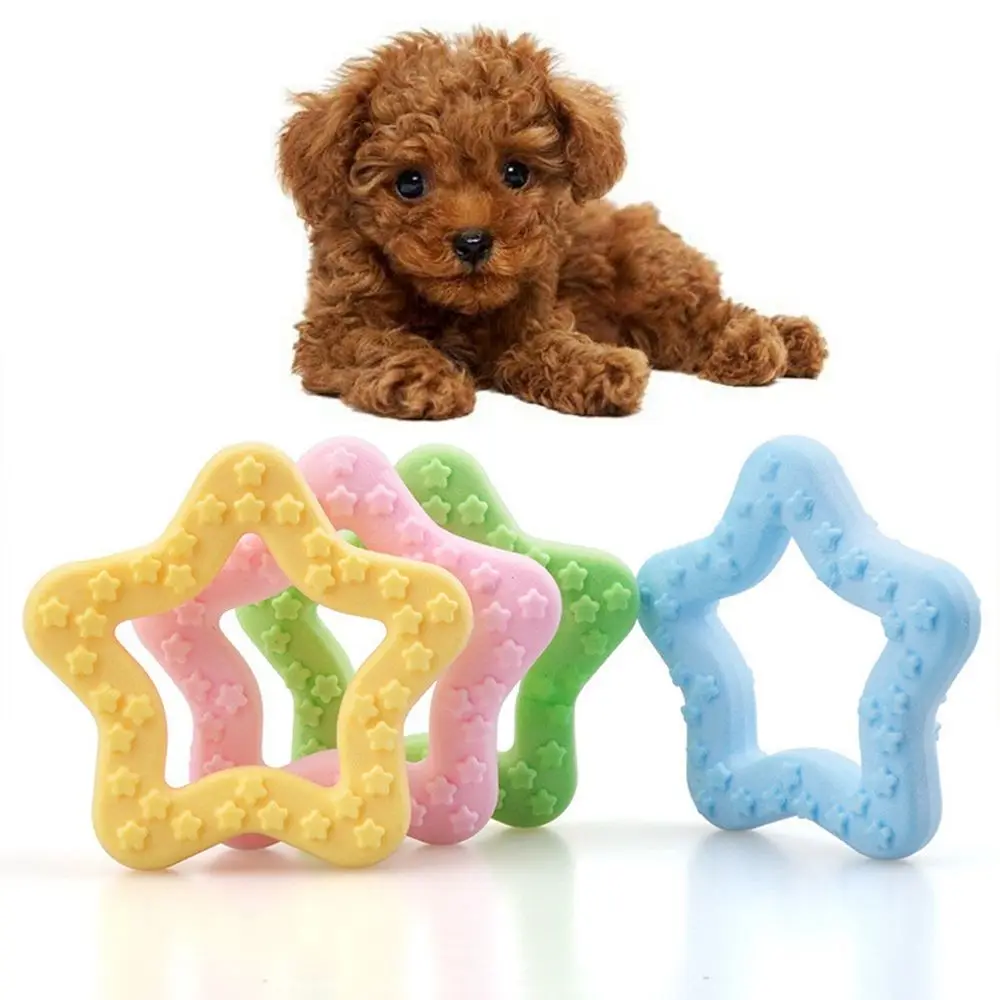 

Прочная Интерактивная тренировочная игрушка для собак, устойчивая к укусам, в форме звезды, для чистки зубов домашних животных, игрушки для собак, жевательные игрушки для собак