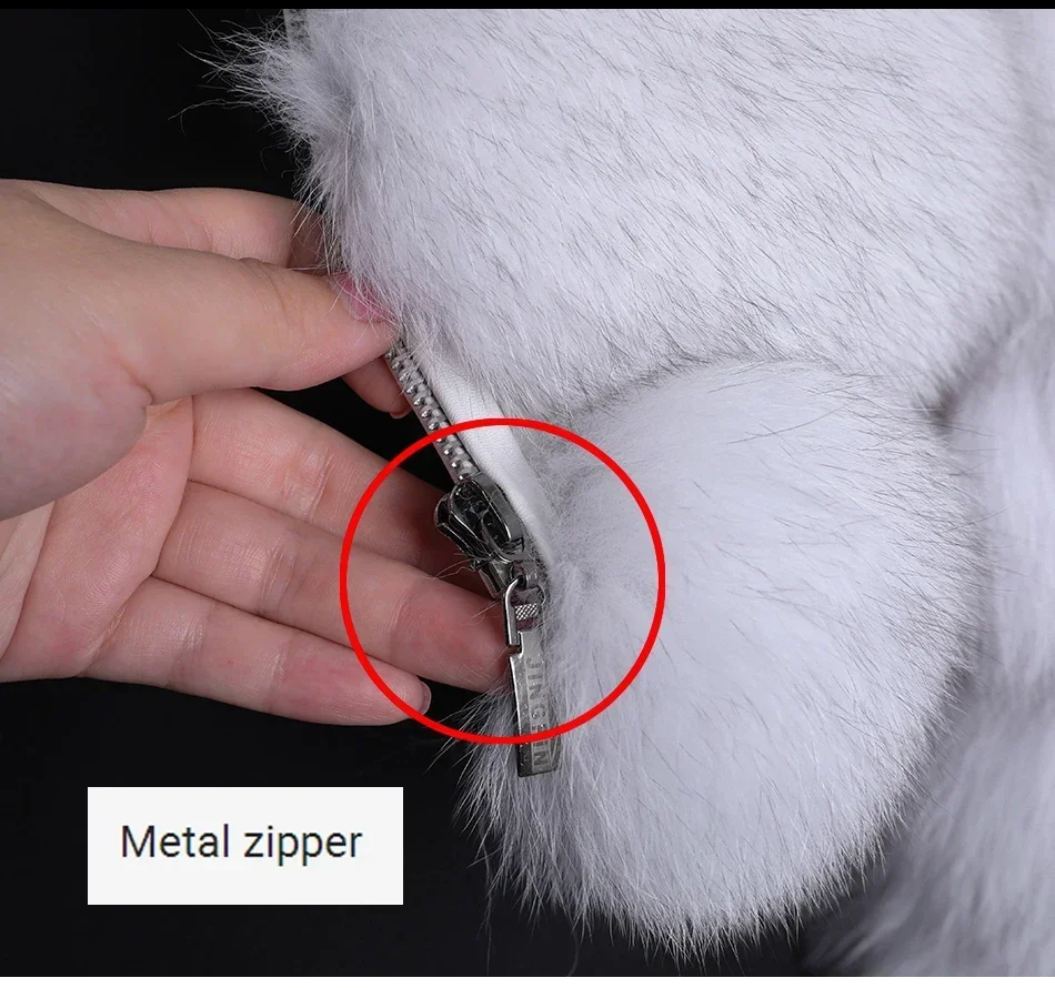 2025 Maomaokong куртка из натурального меха женская зимняя короткая из натурального лисьего меха женская шуба на молнии женская теплая куртка с воротником