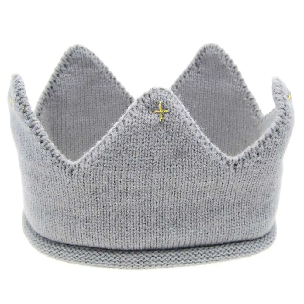  소녀 머리띠  헤어 액세서리 크라운 뜨개질  머리 장식 티아라 Headwrap 선물  붕대 리본