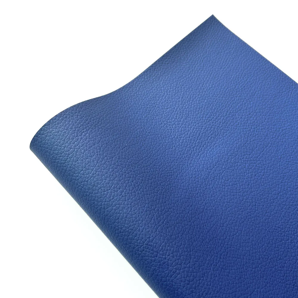 Litchi PU Faux Leather Waterproof Crafting Fabric for DIY Projects and Decorations