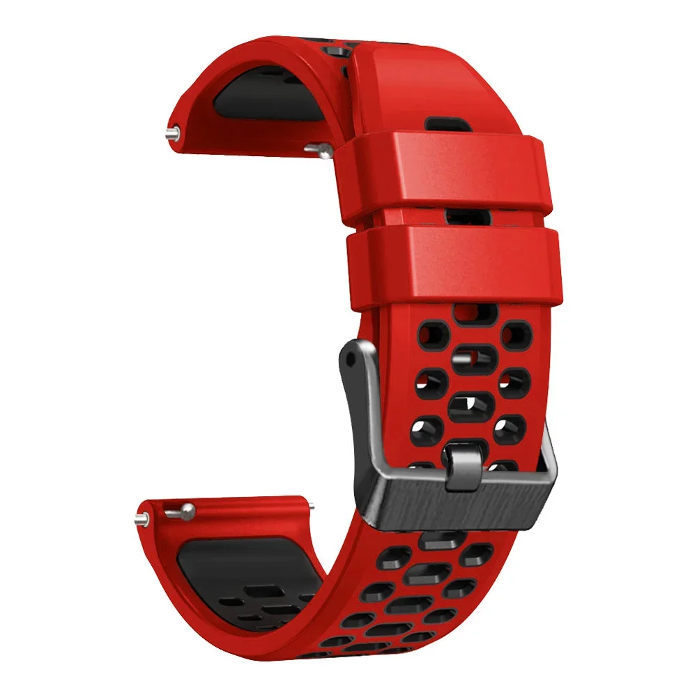 Breathable 22mm Silicone Watch Strap - Ocean Vertical Series