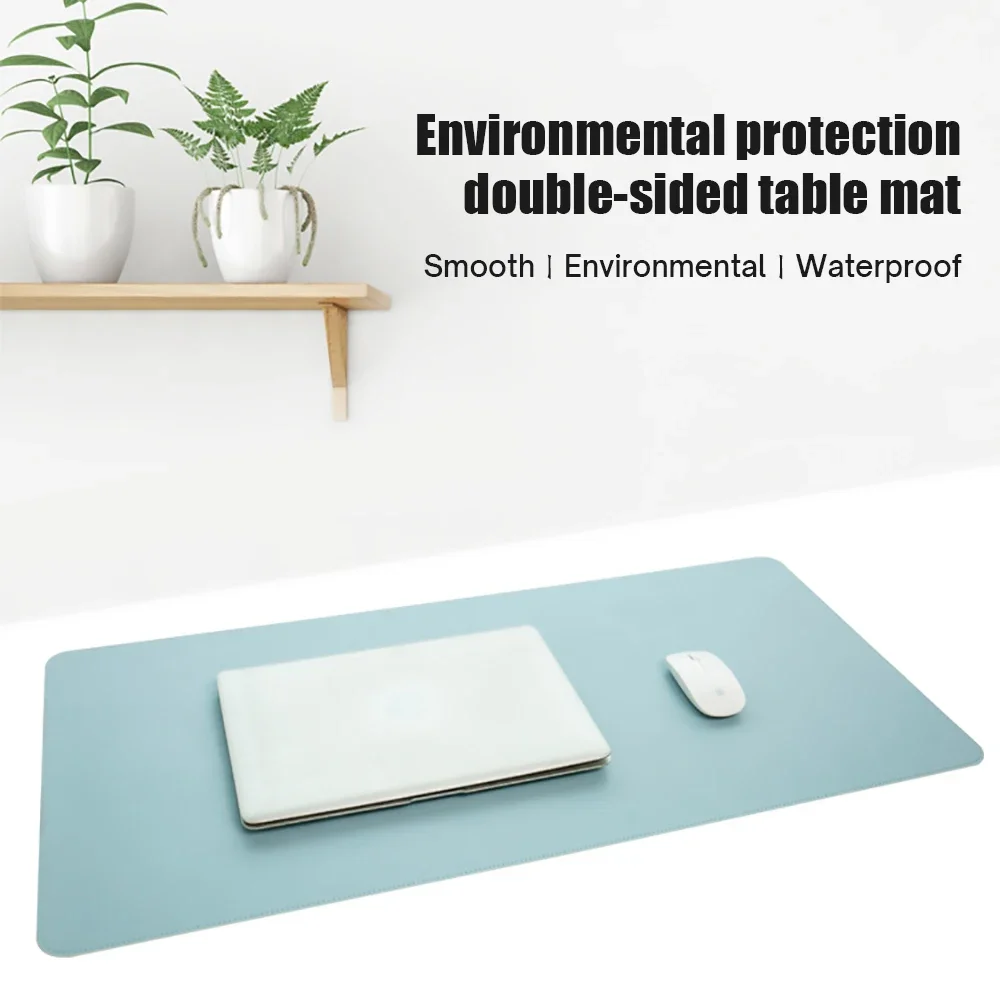 Oversized Waterproof PU Leather Desk Mat and Gaming Mousepad