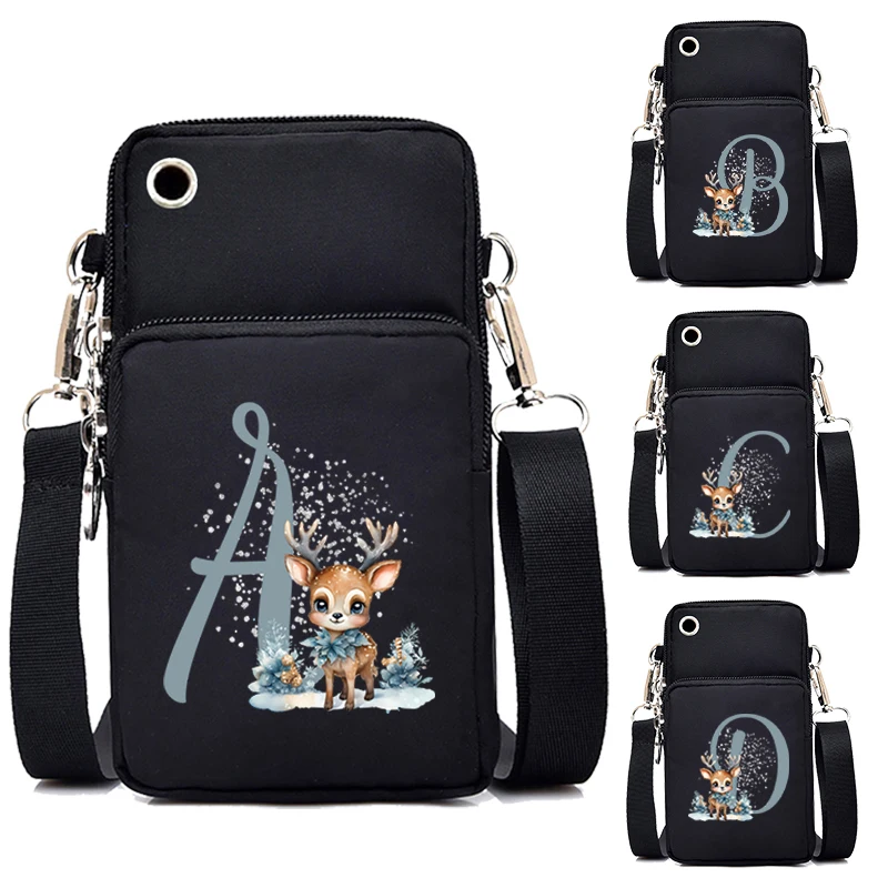 

Женская сумка-кошелек с надписью «Северный олень»