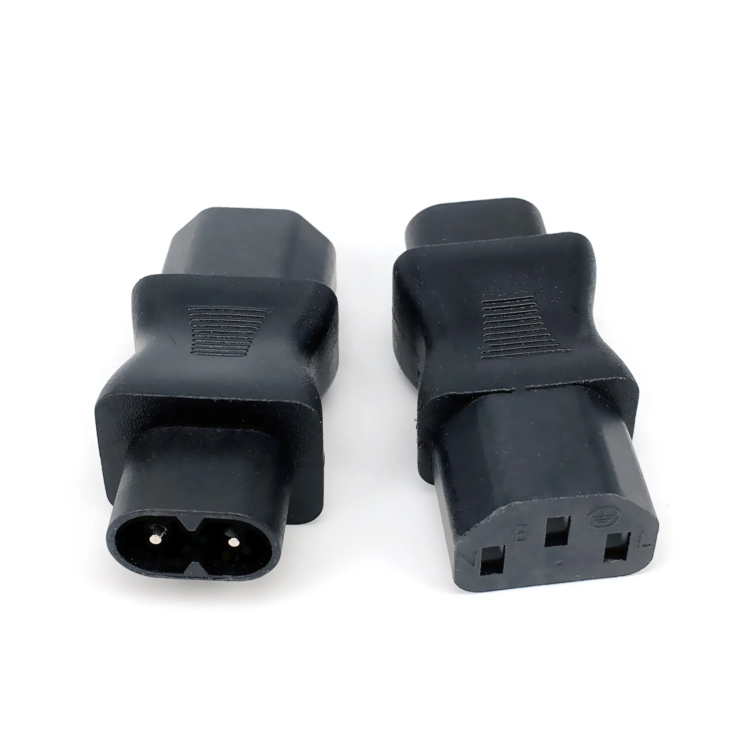 IEC 320 C8 male to C13 3Pin female power adapter, C13 to c8, C8 IEC 3Pin Female 2Pin Male
