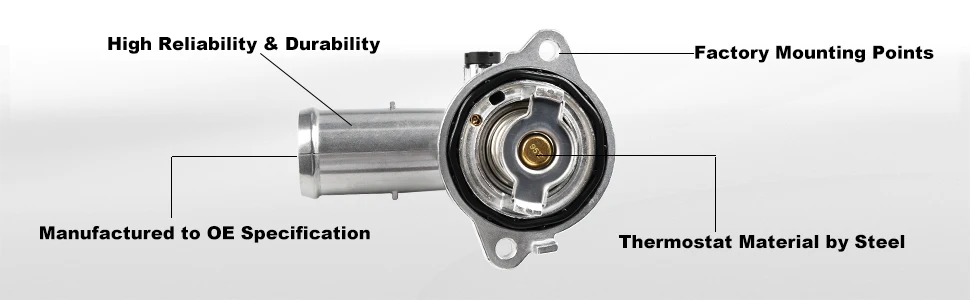 ترموستات الإسكان ل دودج دورانجو 2011-2015 ، جيب رانجلر 2012-2018 ، 5184651AH ، 5184651AF ، 902-852
