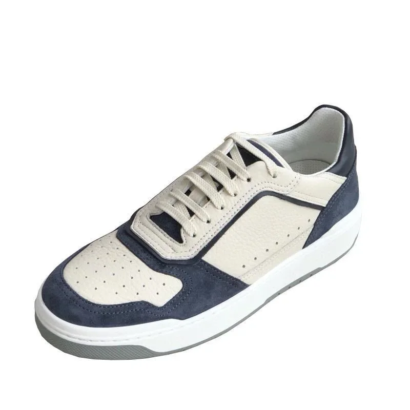 

2024 Best Selling Men Leather Shoes Good Quality Male Casual Sneakers Blue Pink Youth Fashion Men Shoe Brand Walking Shoes Mens