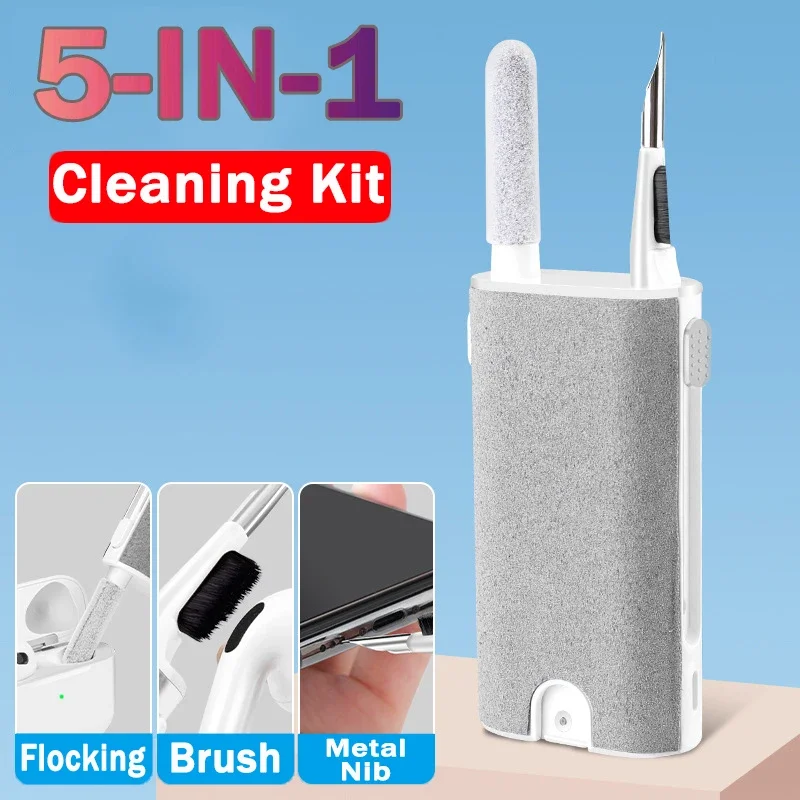 BluetoothCleanerBrushKitforAirpodsPro3EarbudsCaseCleaningTool