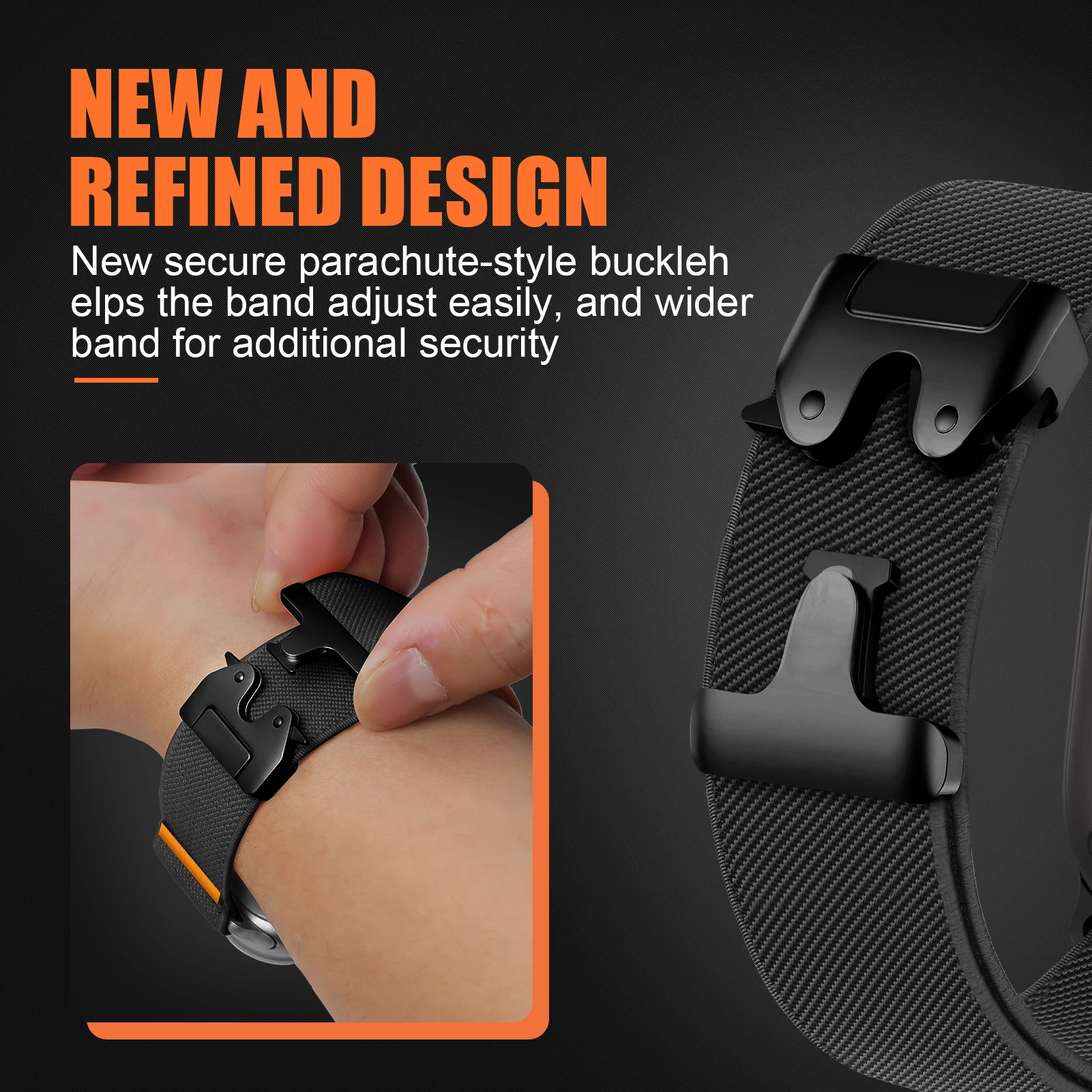 2-Pack Parachute Sport Straps