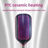 Pritech LED Negative Ion Constant Temperature Multifunctional Straightening Brush Electric Straightener Comb Styling Tool 2