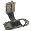 Tactical Folded Rotating Phone Holder Case Suitable Large-Size Smart Phone MOLLE Fixed Vertical & Lateral Operation Navigation 2