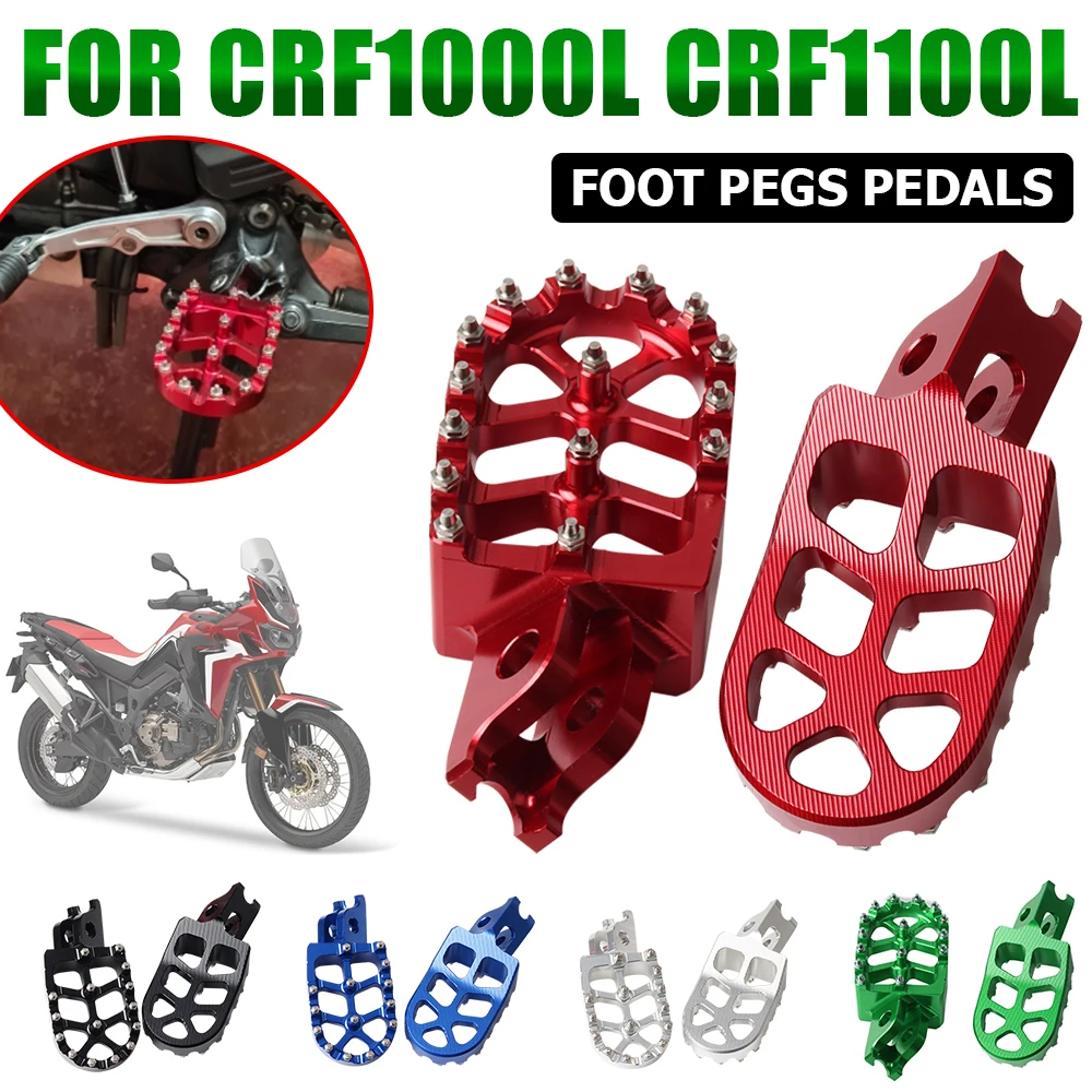 

For Honda Africa Twin CRF1000L CRF1100L CRF 1000 1100 L CRF1000 L Motorcycle Accessories Footrests Footpegs Foot Pegs Pedals