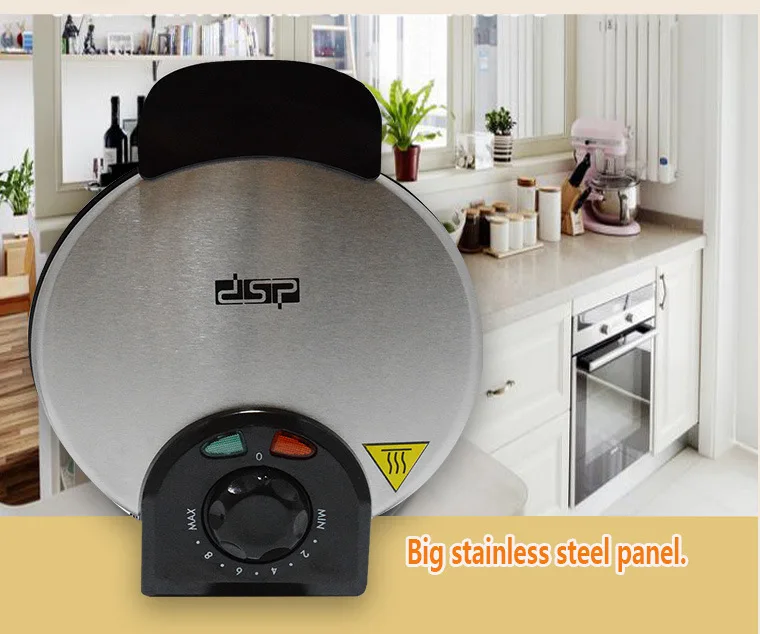 Electric Waffle Maker Non-Stick Cooking Plates Breakfast Cake Cooking Machine Waffle Iron Tray