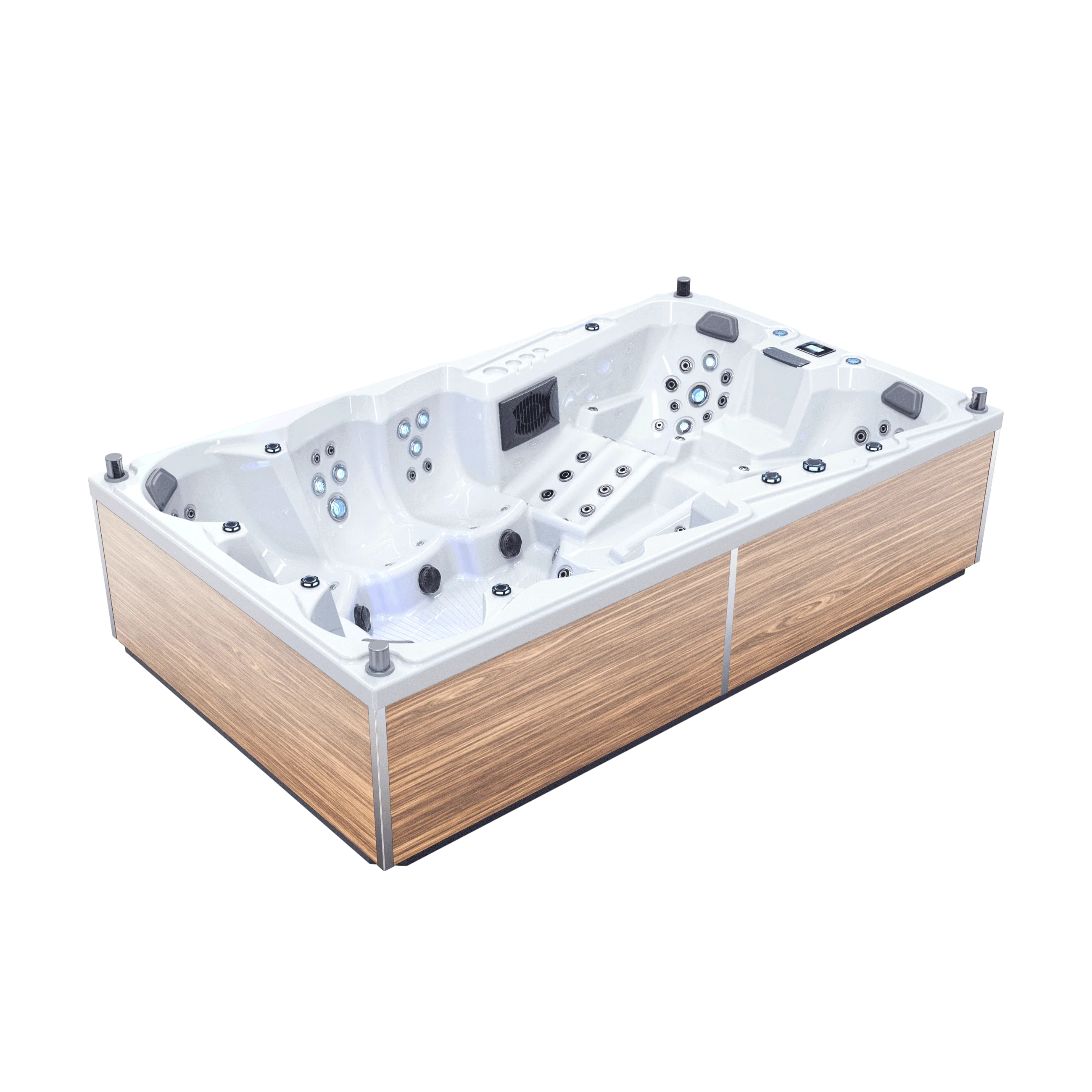 Spa Hot Tub Outdoor 8 person large space swim use whirlpool hydromassage bathtub spa tubs 4