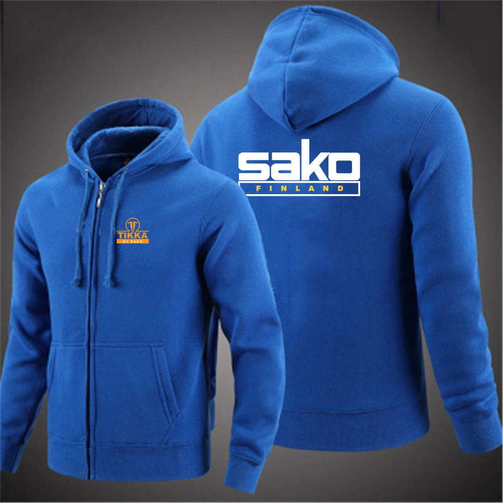 Solid Color Hooded Long Sleeves Zip Jacket Sweatshirts Pullover Tops