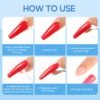 COSCELIA 10g Nail Glue Remover Fake Tips Remover Tools Remover Nail Liquid Easy To Soften Remover Press On Nails Gel 5