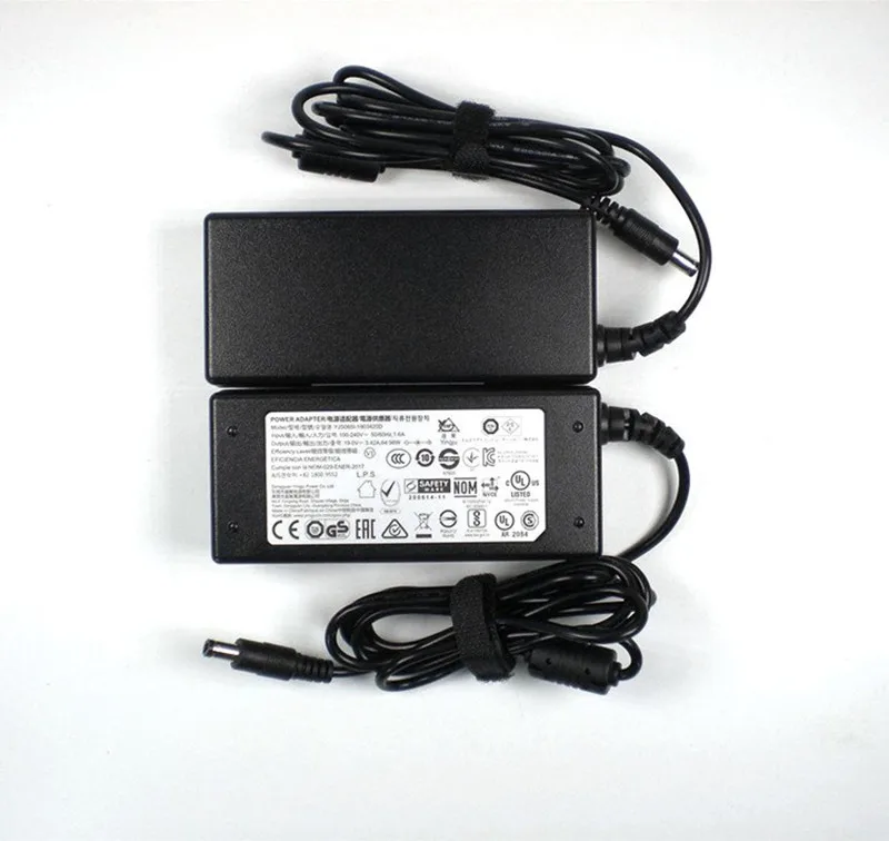 MSI 기가바이트 GB-BXi5H-4200 LCD LED 모니터 전원 공급 장치용 AC 전원 어댑터 YJS065I-1903420D, 19V 3.42 A 65W 충전기
