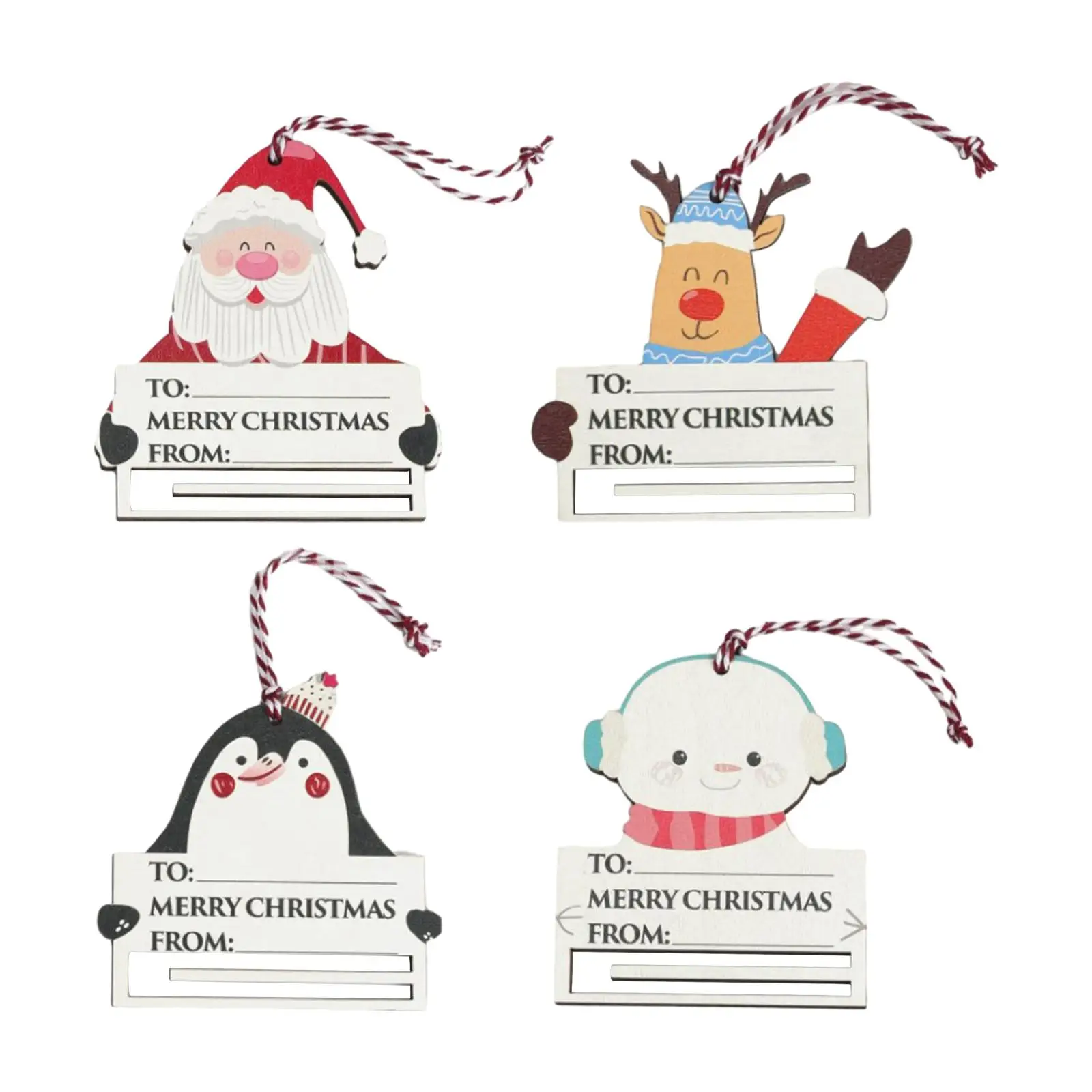 

Christmas Hanging Decorations, Coin Purse Decoration, Creative Wooden Coin