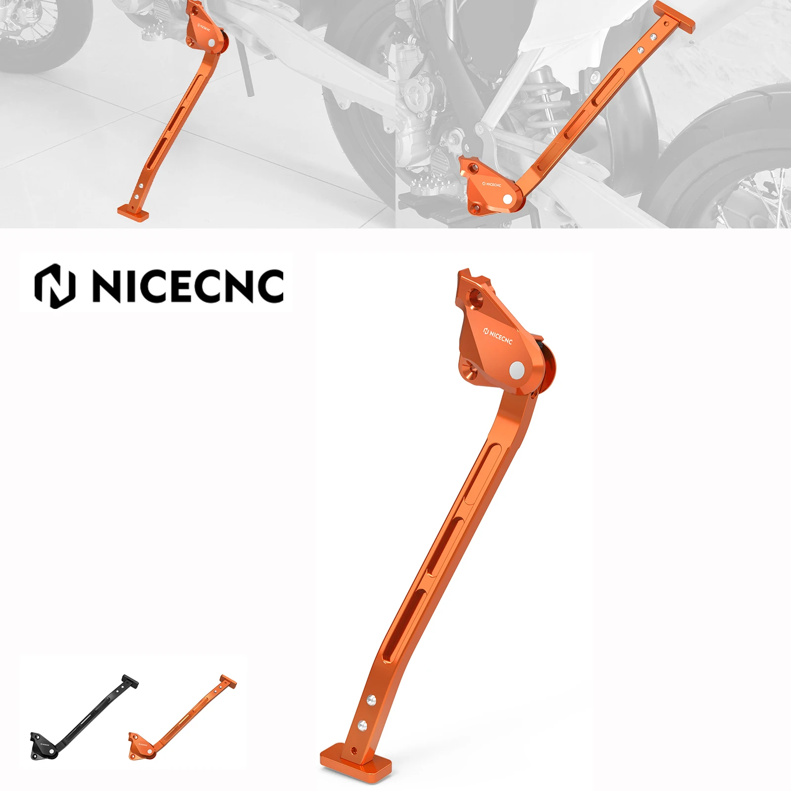 

25MM Adjustable Kickstand Side Stand For KTM SX 125 250 SX-F250 350 450 2017-2024 SX 300 2023-2024 HUSQVARNA GASGAS Motorcycle