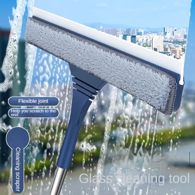 Window Washer 2 In 1 Squeegee For Window Cleaning Telescopic